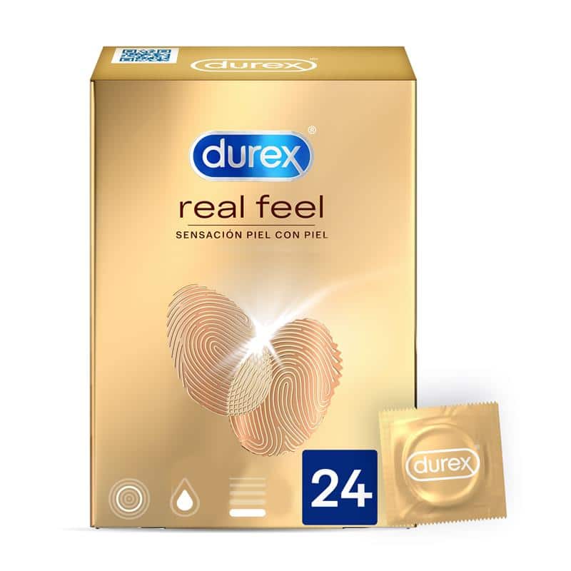 1 preservativos real feel 24 unidades