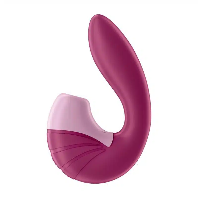 2 supernova succionador de clitoris y vibrador super flexible usb berry
