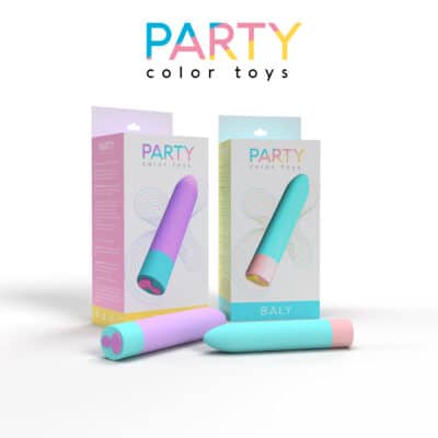 Bala Vibradora Baly. Party Color Toys. Lila