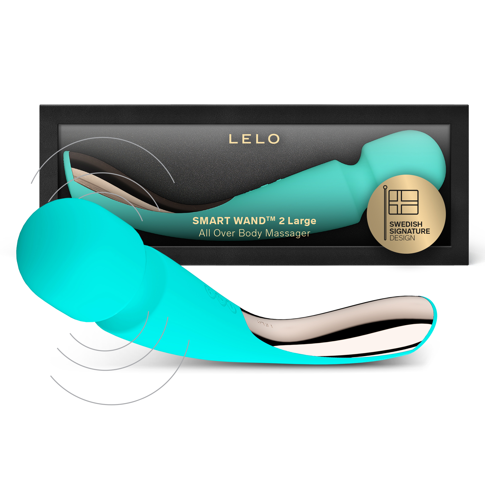 LELO AMAZON main image SMART WAND 2 Large AQUA