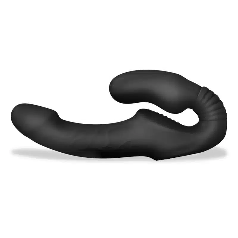 2 strap on vibrador doble sin arnes con control remoto