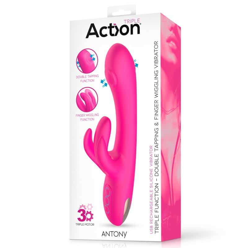 10 antony vibrador con double tapping y funcion finger